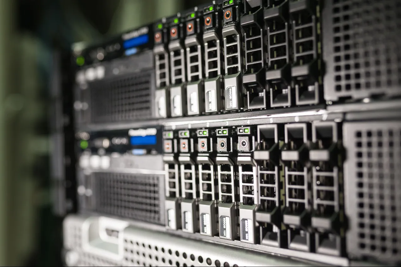 School server room or IT equipment